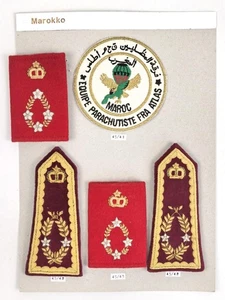 Marokko, Sammlung Abzeichen Luftwaffe, auf Karton geklebt - Picture 1 of 4