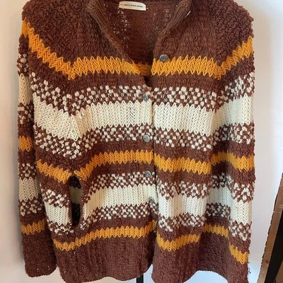 Tundra Vintage 100% Virgin Wool Shawl Collar Cardigan - Image 1 of 4