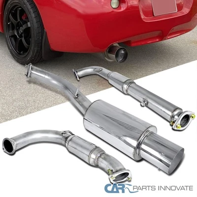 Fits 95-99 Mitsubishi Eclipse GST 2.0L Turbo Catback Exhaust Muffler System Foto 1 de 4
