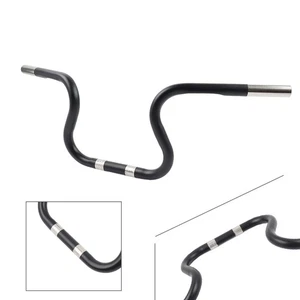 1 ''25 MM Universal Motorrad Lenker Für Harley 883 Für Honda Shadow 750 - Picture 1 of 11