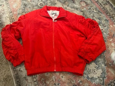 De colección. Chaqueta Head Mujer M Rojo Tenis Cremallera Completa Y2K Retro Abrigo de Pista Almohadillas para el Hombro Foto 1 de 4