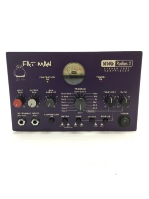 HHB FATMAN Radius 3 Stereo Tube Compressor Blue Analog Very Good - Image 1 of 4