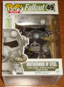 2015 Funko Pop Games Fallout Brotherhood of Steel #49 Vaulted - Picture 1 of 6