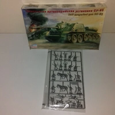 SU 85  SEMOVENTE KIT 1/72 72014 EASTERN EXPRESS E SOLDATINI RUSSI/SOVIETICI VARI - Immagine 1 di 4