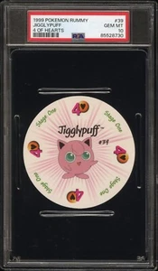 Pokémon Rummy #39 1999 Jigglypuff 4 de corazones etapa 1 eBay 1/1 PSA 10 - Imagen 1 de 2
