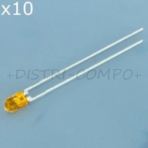 TLHO4200 Led orange 605nm 3mm 10mcd 22° Vishay RoHS (lot de 10) - Bild 1 von 1