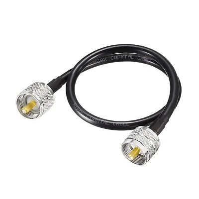 VHF Rario Marine Antenna Cable RG-8X COAXIAL Cable WITH PL259 for CB Antenna - Image 1 of 4