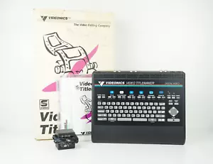 Neu im Karton Videonics Video Titlemaker Digital Video Vintage TM-1 - Bild 1 von 12