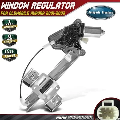 Rear Right RH Power Window Regulator w/ Motor for Oldsmobile Aurora 2001-2003 - Image 1 of 4