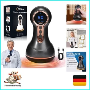 Massaggiatore Ergonomico Vibrastone Gua Onde d'Urto per Casa e Viaggio - Foto 1 di 11