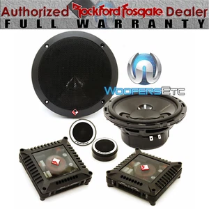 ROCKFORD FOSGATE POWER T1650-S 6.5" COMPONENT SPEAKERS TWEETERS CROSSOVERS NEW - Picture 1 of 8