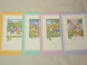 4 Grußkarten Hase Kaninchen von ADR Exclusive Collections *unbenutzt, ohne Umschlag* - Bild 1 von 4