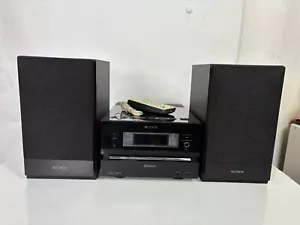 Sony CMT-BX5BT Receiver Bluetooth CD Player Remote & Speakers Tested & Works - Picture 1 of 20