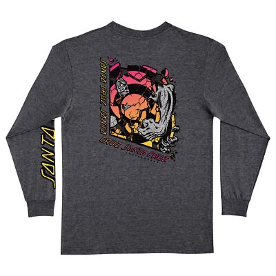 Santa Cruz Rob Roskopp BREAK MANGA LARGA Monopatín Camiseta JARGO OSCURO Foto 1 de 2