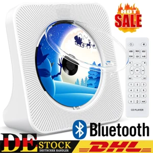 MINI Tragbarer MP3 CD Player Micro USB Betrieb Bluetooth Musik Spieler Desktop - Bild 1 von 17