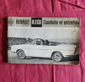 RENAULT coupé et cabriolet Floride S : R 1131 / notice d'entretien d'époque - Picture 1 of 2