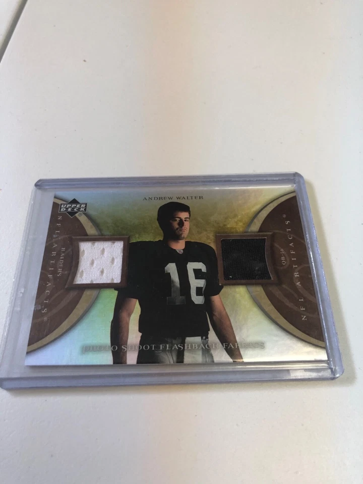 Andrew Walter 2007 Artifacts Photo Shoot Flashback Fabrics Green! RC/Jrsy! ASU! - Image 1 of 1