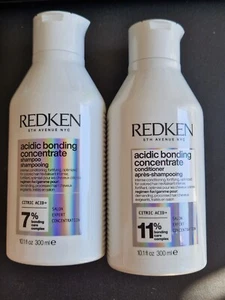 REDKEN ACID BONDING CONCENTRATE Shampoo 300ml & Conditioner 300ml - Picture 1 of 3