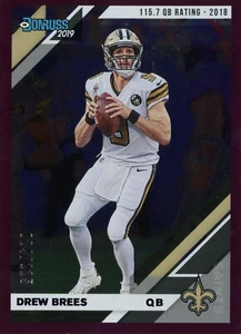 Panini 2019 Donruss Draw Brees #170 24/115 Stat Line Season Parallel Card - Bild 1 von 2
