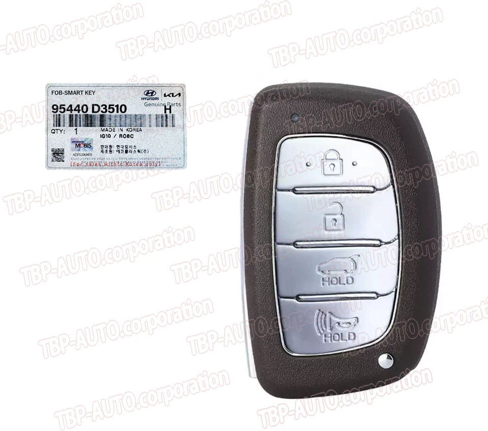 Chave inteligente GENUÍNA ® FOB (somente controle remoto) para Hyundai Tucson 2018-2021 95440D3510 - Imagem 1 de 1