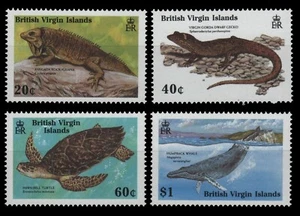 Islas Vírgenes 1988 - Mi-Nr. 642-645 ** - Estampillada sin montar o nunca montada - Animales salvajes / animales salvajes - Imagen 1 de 1