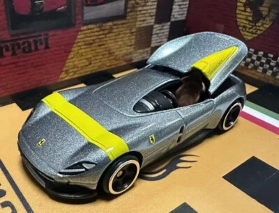 Bburago 1:64 Ferrari Monza SP1 Race Diecast Metal Model Car New - Image 1 of 4