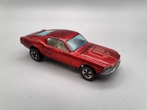 RARE!!! VINTAGE HOT WHEELS REDLINE "CUSTOM MUSTANG"1967 WHITE INTERIOR - Picture 1 of 8