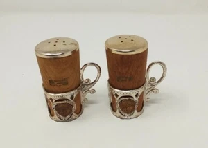 Sal y pimienta Texas Souvenir madera con soportes con mango de metal  - Imagen 1 de 4