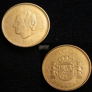 *GUTSE* J. CARLOS I-3, 100 PESETAS 2000, LIS REVERSO, SIN CIRCULAR. - Bild 1 von 1