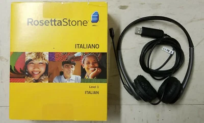 Rosetta Stone Italian Level 1 Version 3 ONLY for PC + Mac Personal Edition - Image 1 of 3