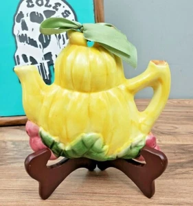 Sitco Importing Ceramic 3D Teapot with Fruit Kitchen Wall Hanging Decor - Picture 1 of 5