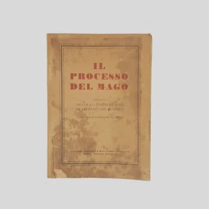 De Marsico De Stefano Processo Mago Koboaks Ricciardelli Kremmerz 1942 Rarissimo - Picture 1 of 8