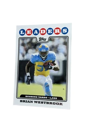 2008 Topps Brian Westbrook League Leaders #291 Philadelphia Eagles - Image 1 of 2