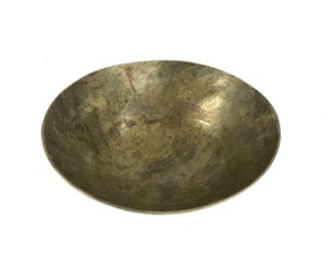 Vintage Heim Dekorativ Küche Schale Handgefertigt Bronze Baby Massage Schüssel - Bild 1 von 7
