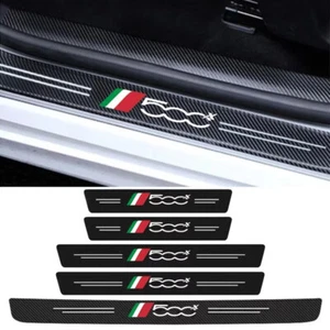 Kit 5x Adesivo soglia battitacco sportelli+bagagliaio per Fiat 500X 500 X P9GZ - Foto 1 di 8