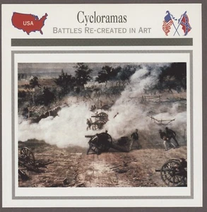 Cycloramas Atlas Civil War Card Aftermath Reconstruction - Bild 1 von 1