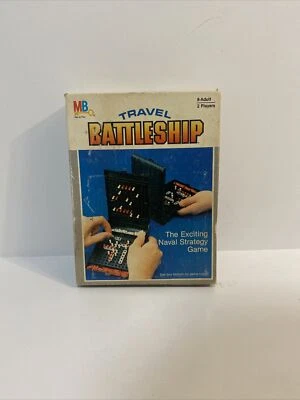 Travel Battleship Strategy Game Milton Bradley Portable Vtg 1984 - Image 1 of 4
