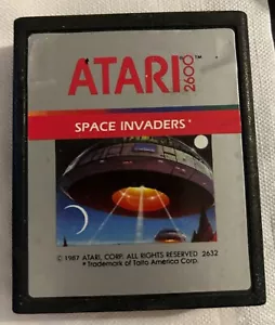 SPACE INVADERS (Atari 2600, 1980) Cart Only Red Label - Picture 1 of 4