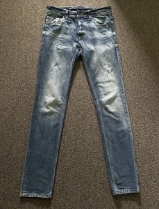 Jack & Jones Jeans Slim Fit Tim W 29 L 34 blau Used Look - Bild 1 von 2