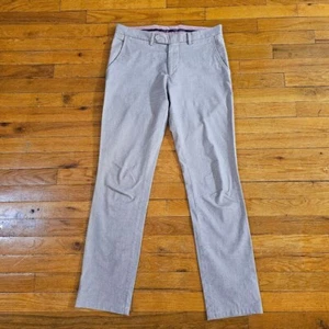 Men's Boggi Milano Beige Oxford Stretch Pants Size 46 - Picture 1 of 8