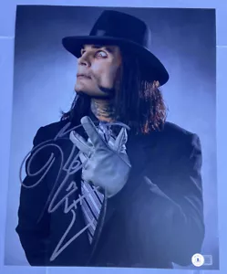 Hardy Boyz Jeff Hardy FULL AUTO SIGNED 11x14 Undertaker Tribute Photo- BAS COA - Picture 1 of 3