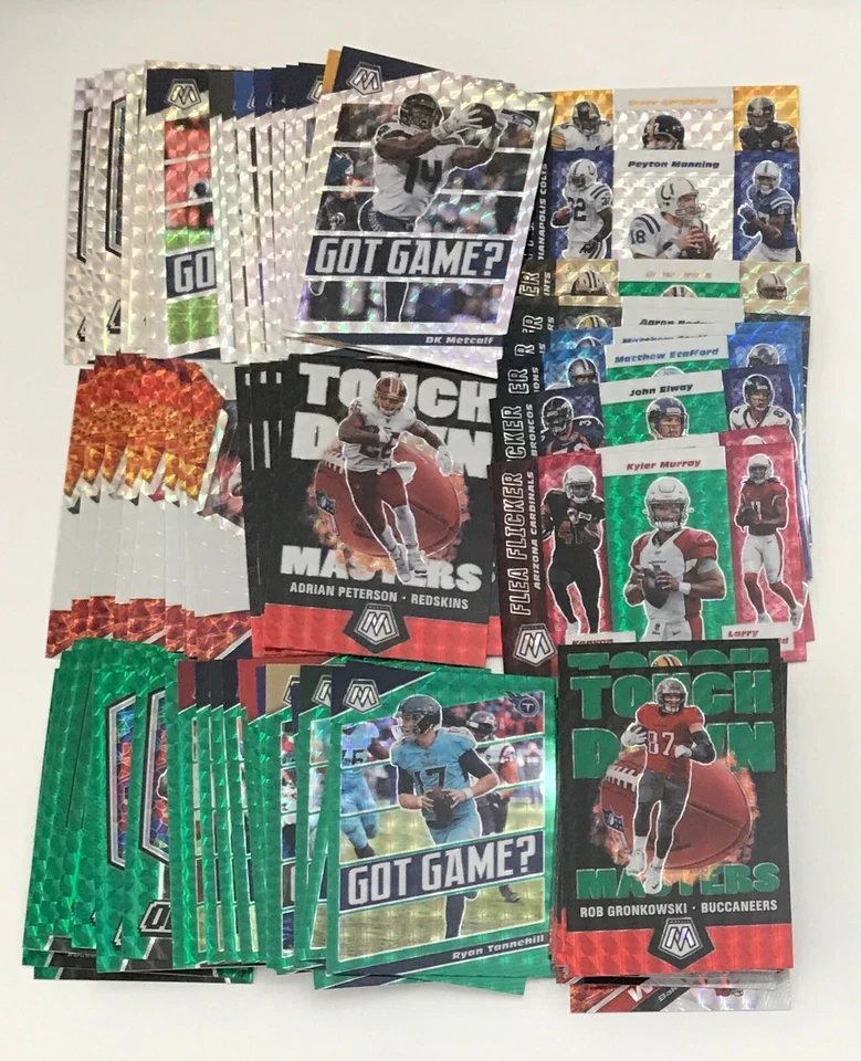 2020 Mosaic Football Various Silver & Green Insert Parallel Card You Pick PYC! - Image 1 of 1