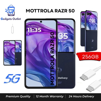 Motorola RAZR 50 ULTRA 256GB 12GB RAM Foldable Unlocked Brand New Sealed Phone - Image 1 of 4