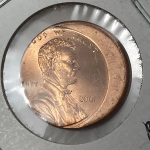 2001 Lincoln Memorial Cent Off Center Strike Error Uncirculated - Picture 1 of 2