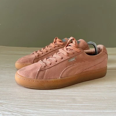 Coral Puma Suede Classic Sneakers Women’s Sz 8.5 - Image 1 of 4