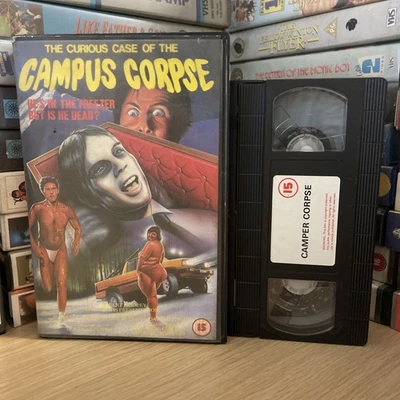 THE CURIOUS CASE OF THE CAMPUS CORPSE - Big Box Ex-rental VHS - IVS - Image 1 of 4