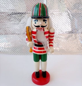 Vintage Tennisspieler Nussknacker aus Holz 9 Zoll - Bild 1 von 8