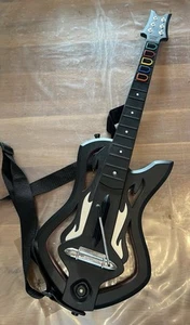 Xbox 360 Guitar Hero Gitarre Controller Warriors of Rock Schwarz - Bild 1 von 4