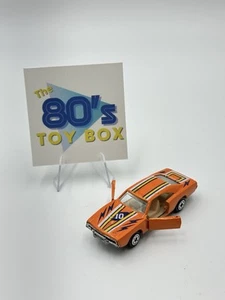 Vintage Yatming 1969 Dodge Charger #10 Scale 1/64 Diecast Orange - Picture 1 of 8