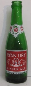 Ryan Dry Ginger Ale ACL Sodaflasche 7oz 1973 Niagarafälle, N.Y. - Bild 1 von 2